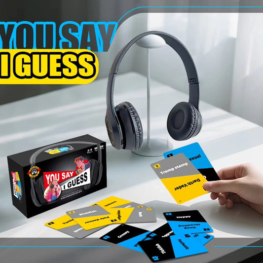 You Say I Game – Funny Lip Reading Party Board Game with Headphones