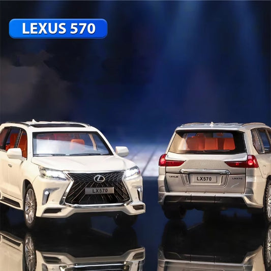 Lexus LX570 1:24 Alloy Diecast Model – Realistic Off-Road SUV Toy Car for Kids & Adults