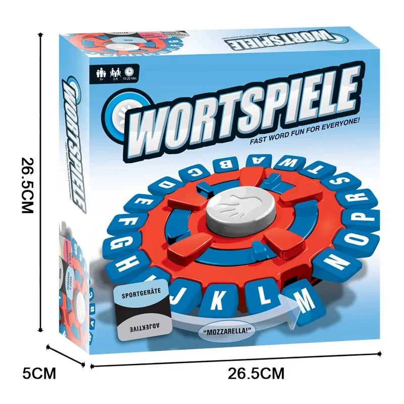 Tapple Game – Fast-Paced Alphabet Challenge for Kids | Fun Educational Firewheel Board Game