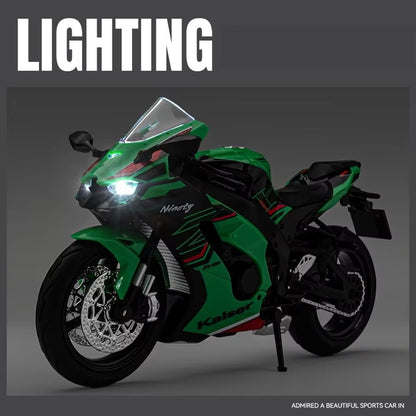 Diecast 1:12 Kawasaki Ninja ZX-10R Bike Model