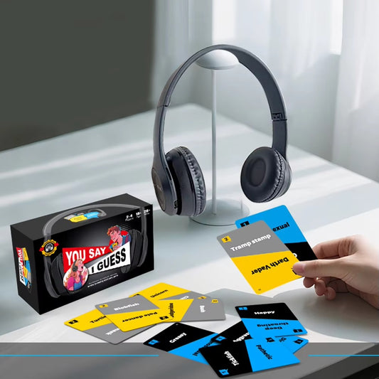 You Say I Game – Funny Lip Reading Party Board Game with Headphones