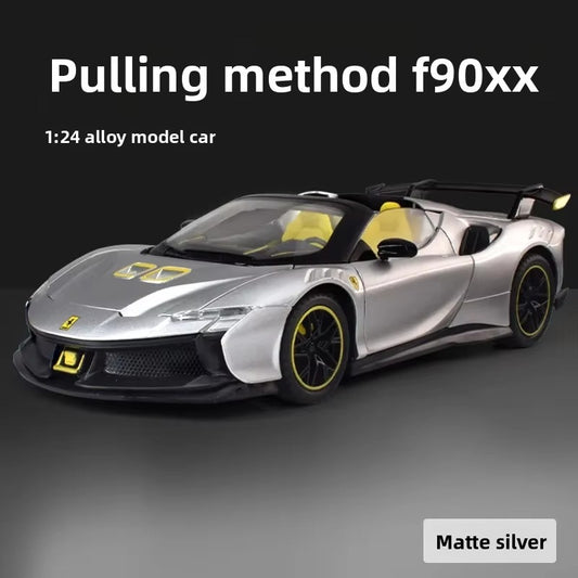 1:24 Ferrari SF90XX Stradale Alloy Diecast Car Model – Luxury Display Collectible Toy