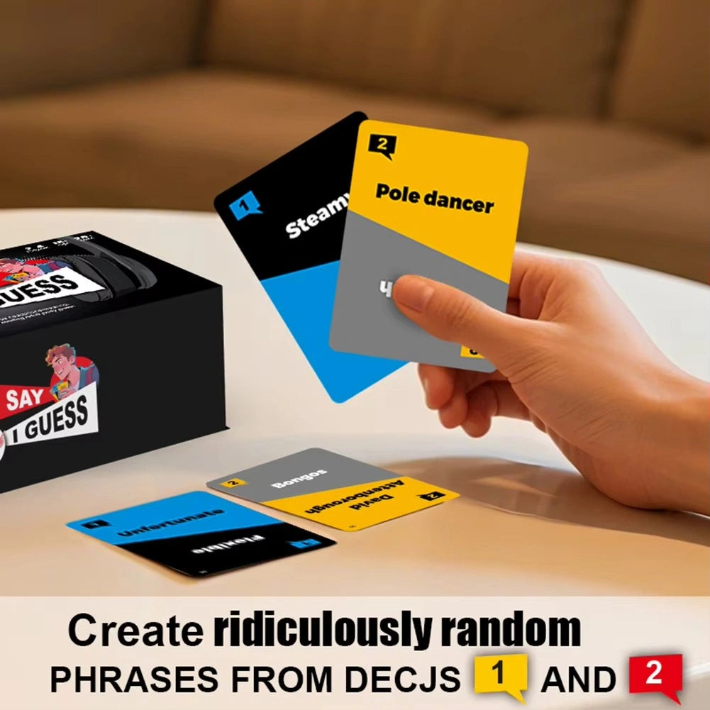 You Say I Game – Funny Lip Reading Party Board Game with Headphones