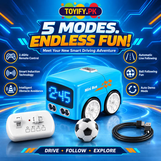 2.4GHz Electric 5in1 Remote & Induction Controlled Mini Bus