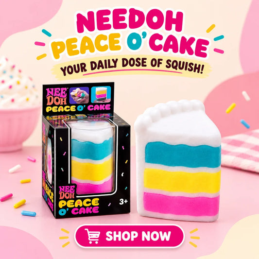 NeeDoh Peace O Cake Sensory Squeeze