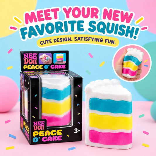 NeeDoh Peace O Cake Squishy