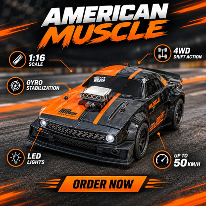 4WD 1:16 High-Speed RC Drift Car 50KM/H