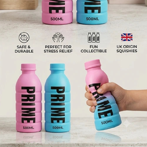 Prime Drink Bottle Squishy Toy