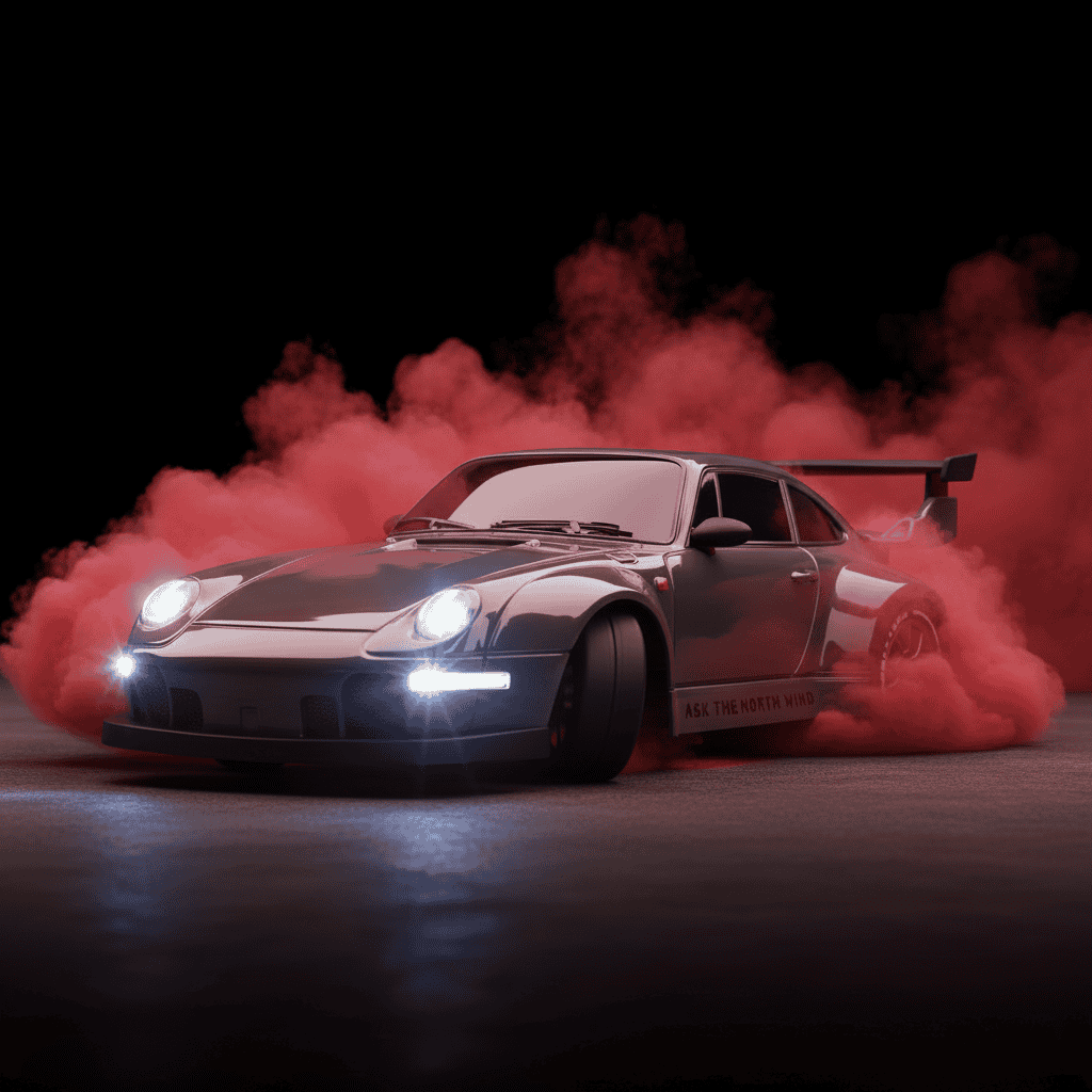 1.24 Scale High-Speed Porsche 4WD RC Drift Car 20KMH