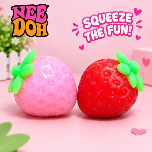 NeeDoh Strawberry Squishy Toy