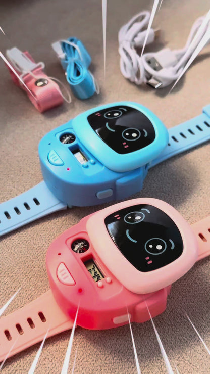 Kids Walkie Talkie Watch – Two-Way Radio with Flashlight & Compass