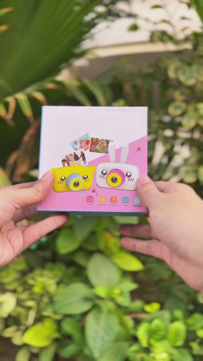 Cute Rabbit-Shaped Digital Camera for Toddlers with 2-Inch LCD Display