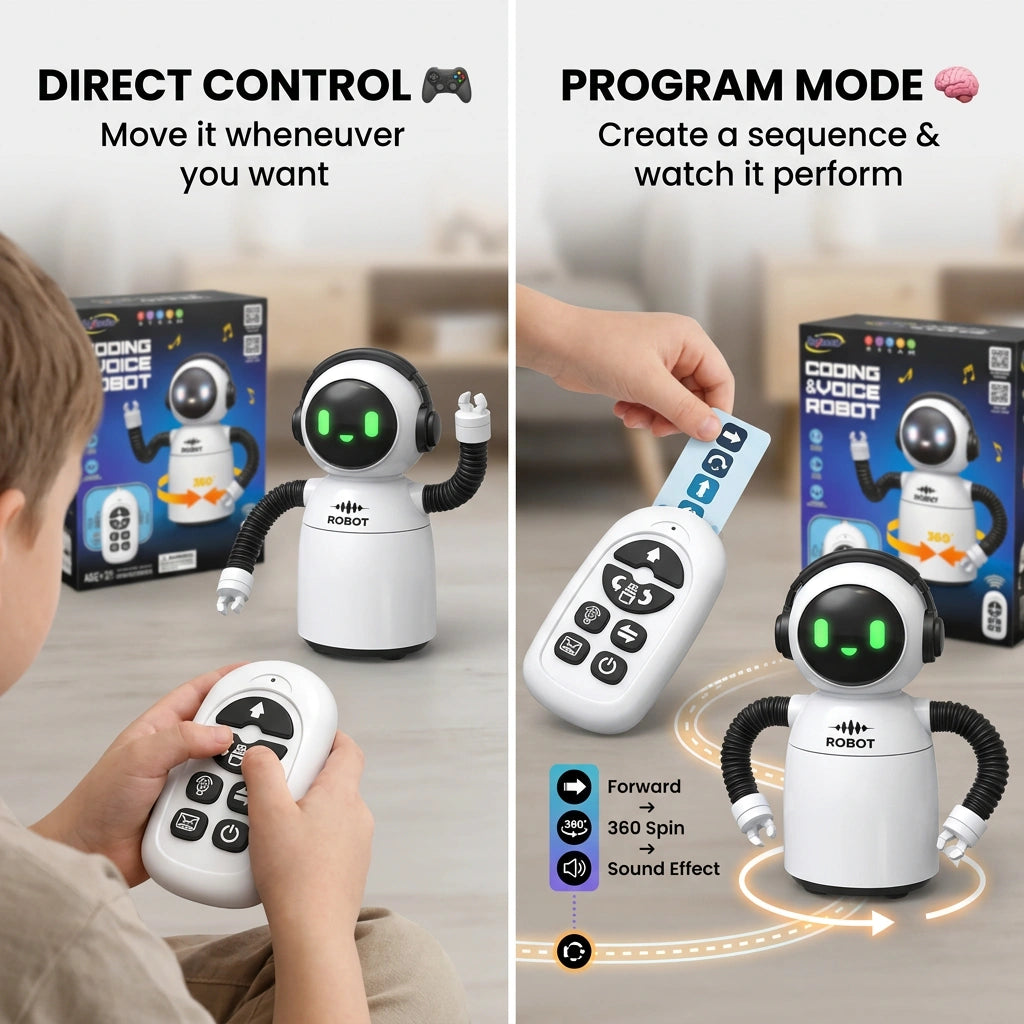 RC Coding And Voice Robot