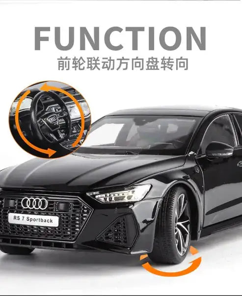 1:18 Diecast Audi RS 7 Sportback Model With Remote