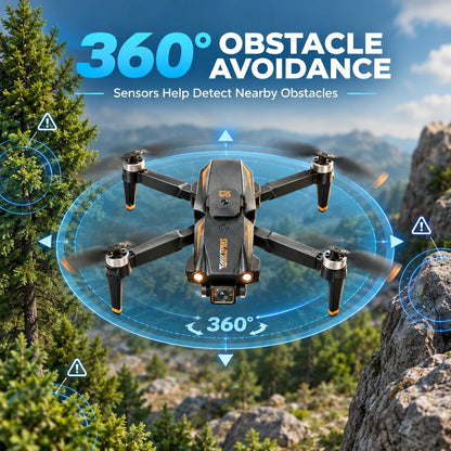 S26 Pro 4K Dual Camera Drone with 360° Obstacle Avoidance