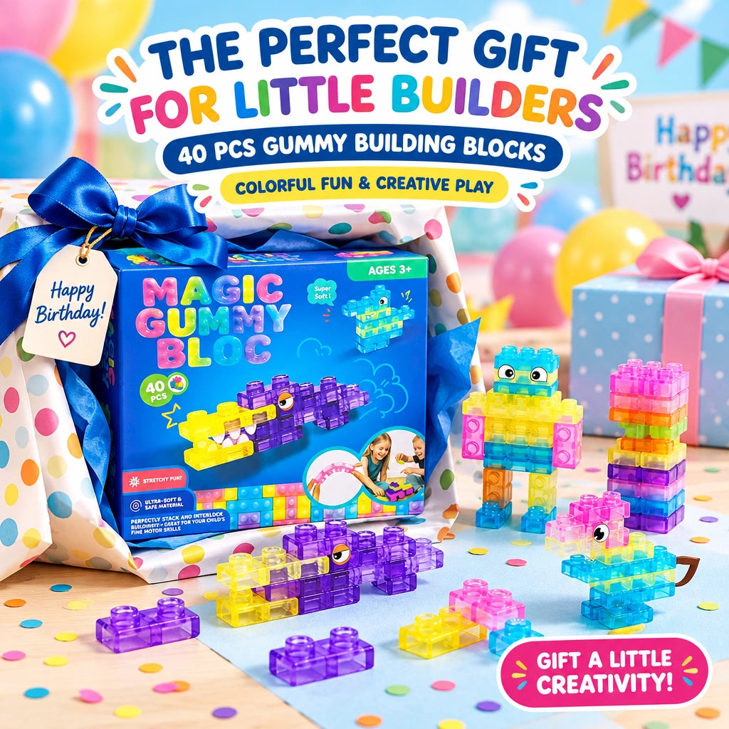 Soft Gummy Building Blocks