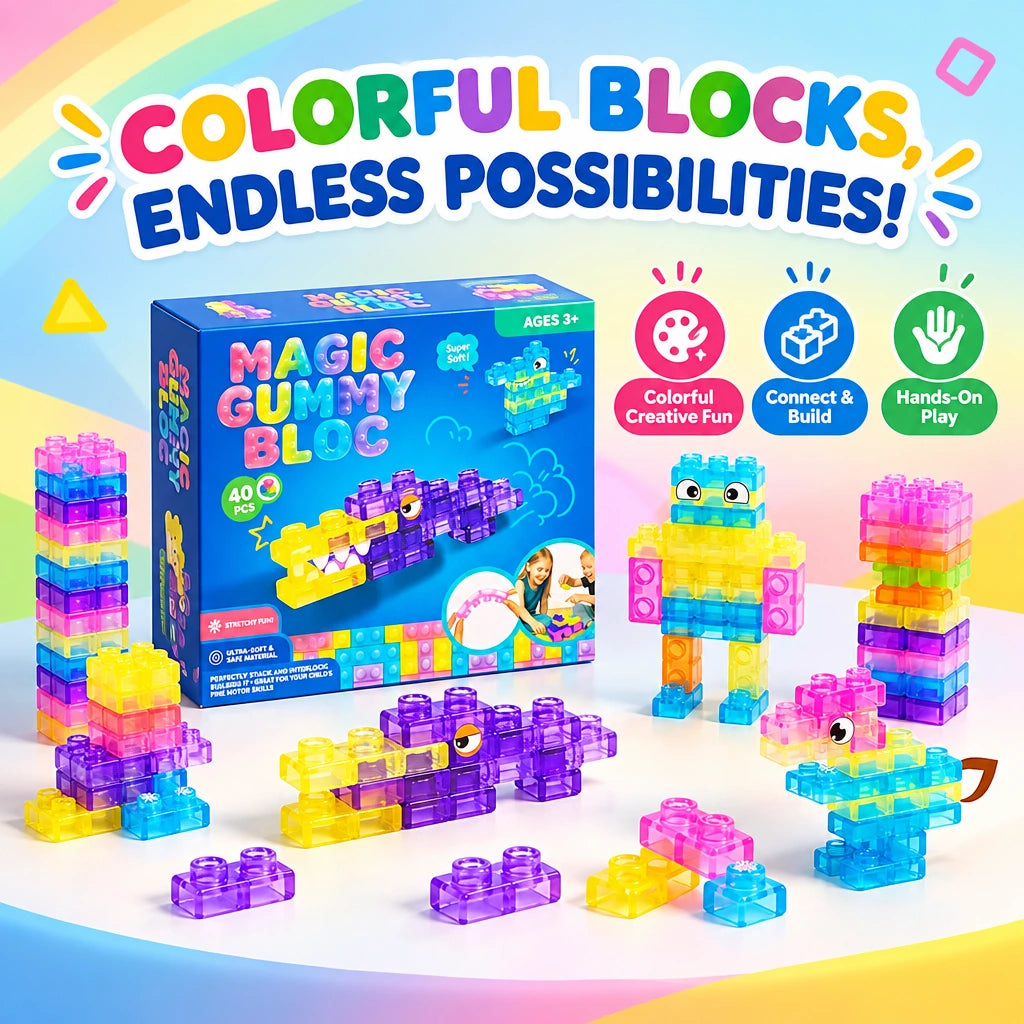 Soft Gummy Building Blocks
