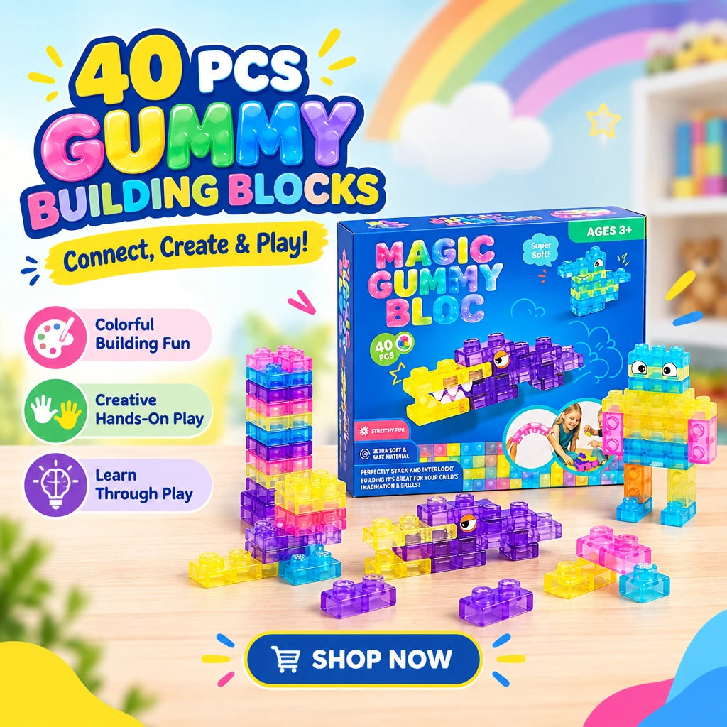 Soft Gummy Building Blocks