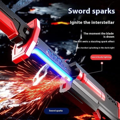 Kids Multi-Color Battle Laser Sword With Smoke