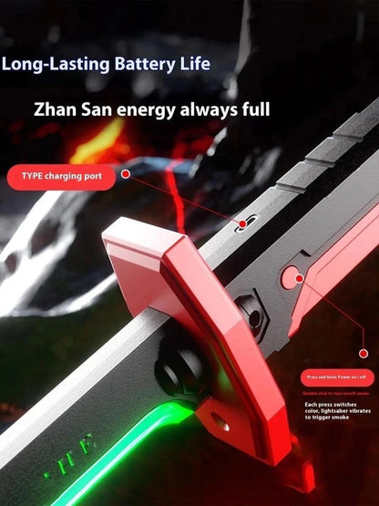Kids Multi-Color Battle Laser Sword With Smoke