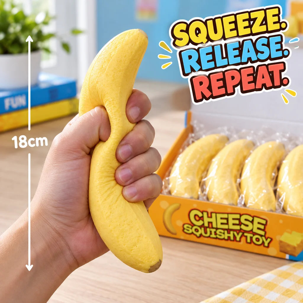Squeezy Banana Squishy