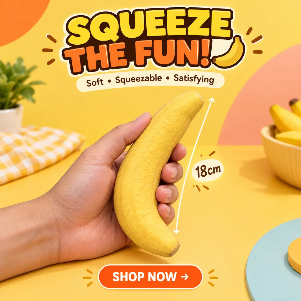 Squeezy Banana Squishy