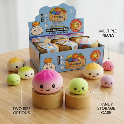 Bun Squishy Fidget Dumpling Toy for Kids