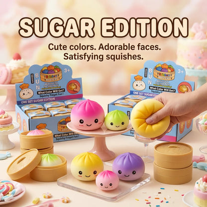 Bun Squishy Fidget Dumpling Toy for Kids