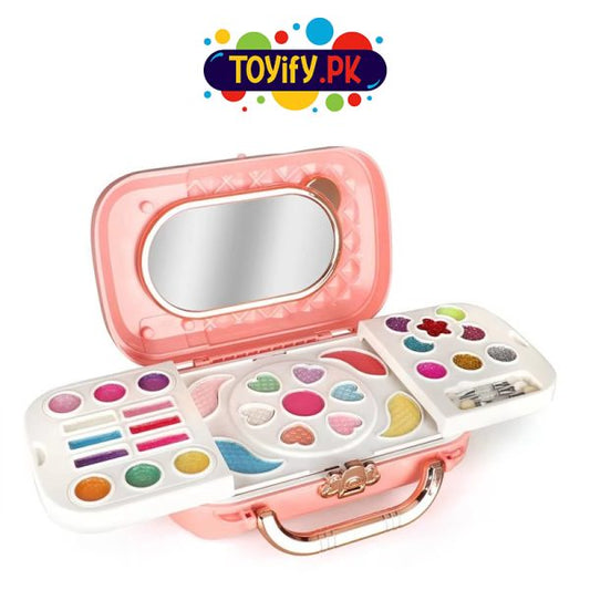 High Fashion Kids Makeup Set – Portable Cosmetic Case for Girls’ Beauty Play