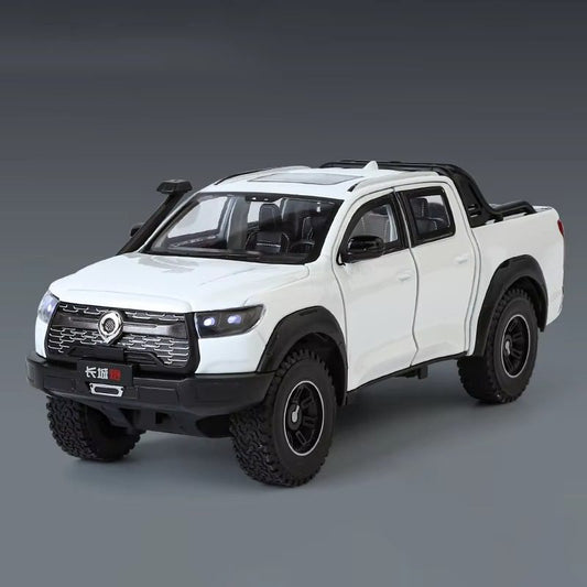 Diecast 1:24 Scale GWM Poer Alloy Model – Realistic Pickup Truck Collectible Toy