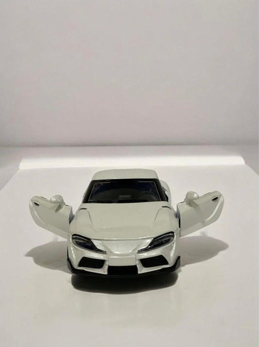 Diecast 1:32 Scale Toyota Supra GR Model – Alloy Sports Car Toy with Light & Sound