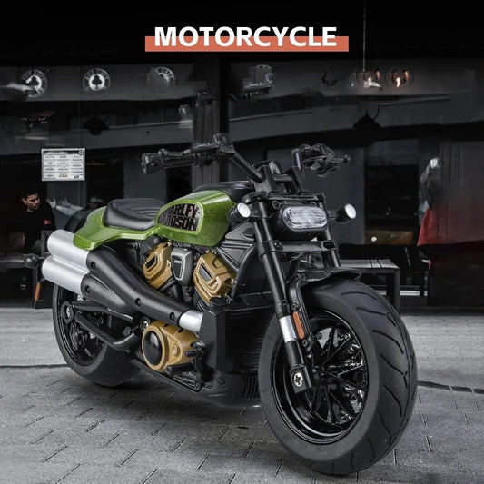 Diecast 1:12 Harley Davidson Bike