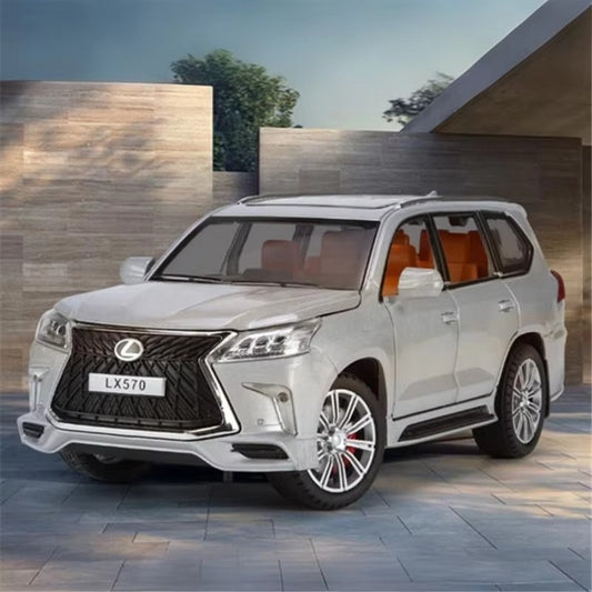 Lexus LX570 1:24 Alloy Diecast Model – Realistic Off-Road SUV Toy Car for Kids & Adults