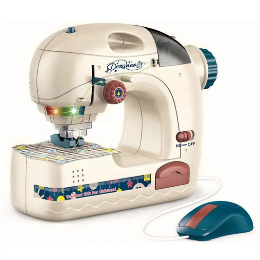 Toy Sewing Machine for Kids – Mini Educational DIY Craft Playset