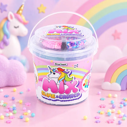 Unicorn Mix Slime & Crunchy