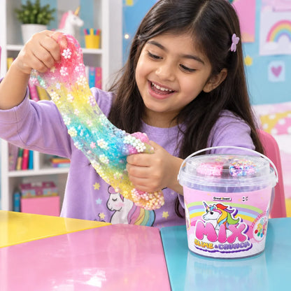 Unicorn Mix Slime & Crunchy