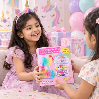 Unicorn Mix Slime & Crunchy