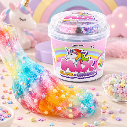 Unicorn Mix Slime & Crunchy