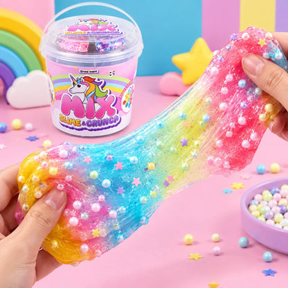 Unicorn Mix Slime & Crunchy