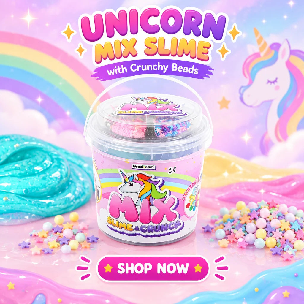 Unicorn Mix Slime & Crunchy